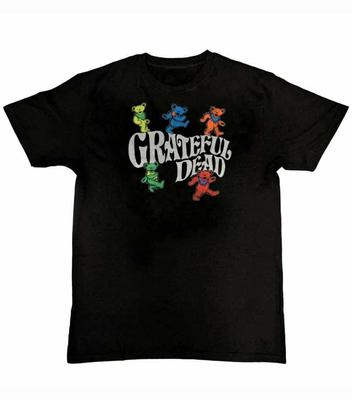 Grateful Dead Dancing Bears Classic Rock Unisex T-Shirt Graphic Tee