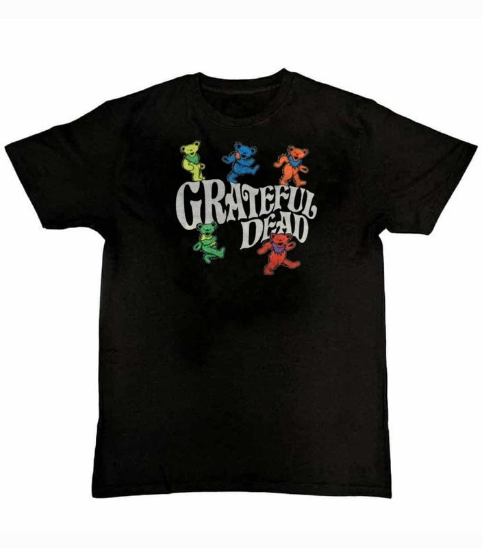 Grateful Dead Dancing Bears Classic Rock Unisex T-Shirt L