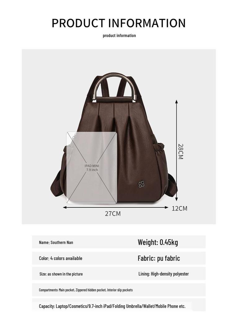 Dámský ležérní multifunkční batoh – Módní, všestranná, vysoce kvalitní taška přes rameno pro podzimní dojíždění