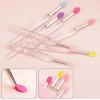 Portable Dustproof Silicone Lip Brush with Lid - Multitool for Lipstick and Lip Balm