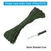 PATIKIL 65ft odblaskowa linka odciągowa kempingowa paracord 2mm linka namiotowa linka odciągowa do namiotu kempingowego plandeka nylonowa lina paracord turystyczna zielona (20M)
