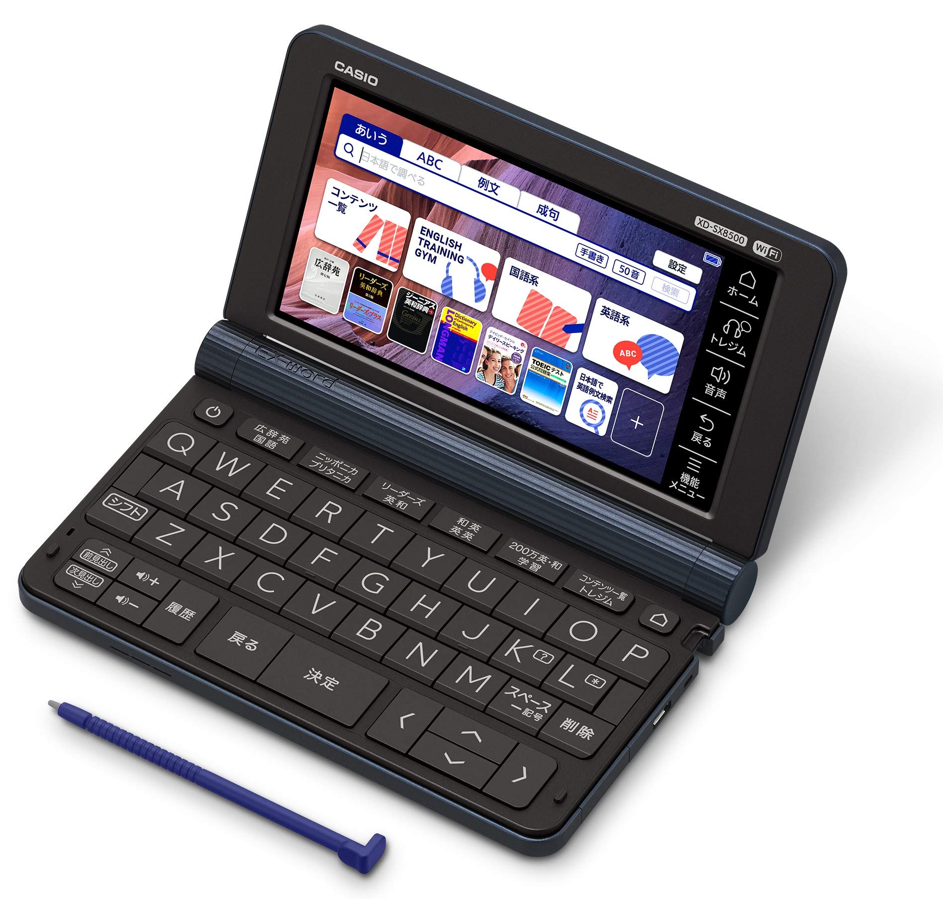 

Casio Business Electronic Dictionary 200 Contents Dark Blue Ex-word XD-SX8500DB темно-синього кольору