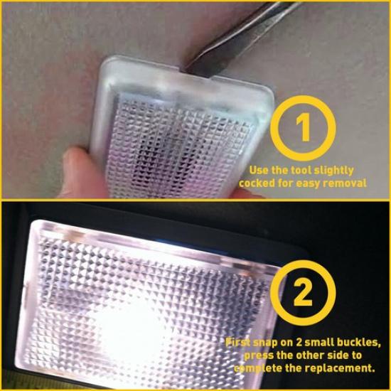 Fit For Ford Ranger F250 F-150 Overhead Console Dome Light Lamp Lens Clear Cover