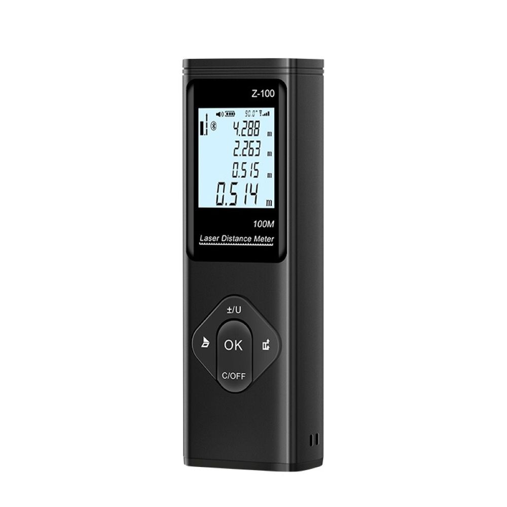 100M Portable Handheld Laser Range Finder Tools Mini Smart Laser Distance Meter Measure Infrared Rangefinder USB Rechargeable