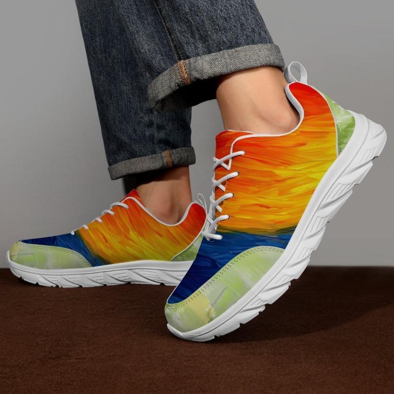 YRZL Walking Shoes Men Comfortable Lightweight Non Slip Sneakers Men Gym Training Casual Sports Shoes Durable Athletic Sneakers