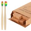10PCS Zahnbürsten mit weichen Borsten entfernen Oberflächenflecken, bequemes Greifen, Zahnbürsten-Set für Erwachsene