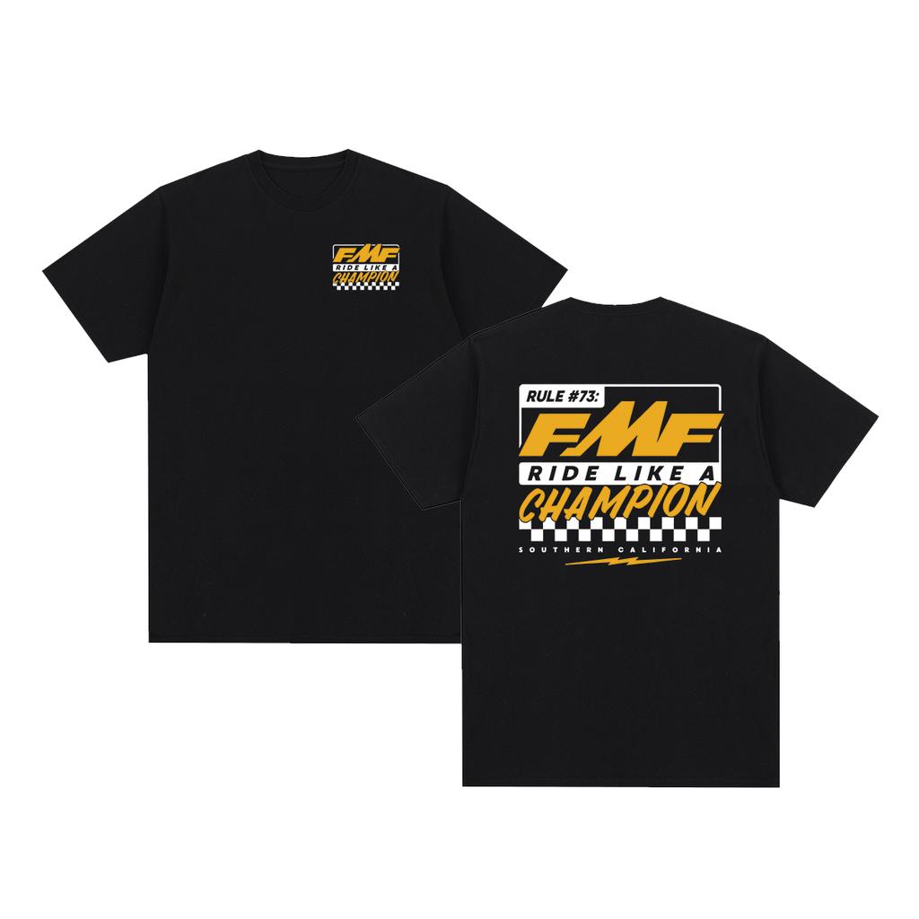 FMF Racing RULE 73 Vintage Tshirt Retro Street Wear Cotton Men T Shirt New Tee Tshirt Womens Tops
