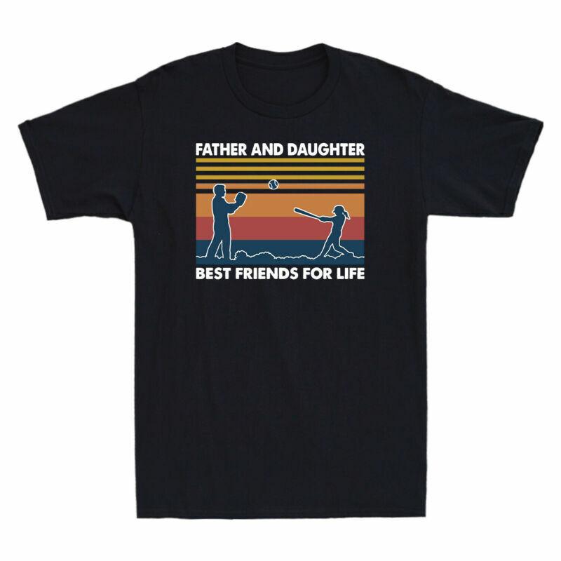 Tee Father T For Top Life Shirt Cotton Best And Softball Friends Unisexs Daughter S