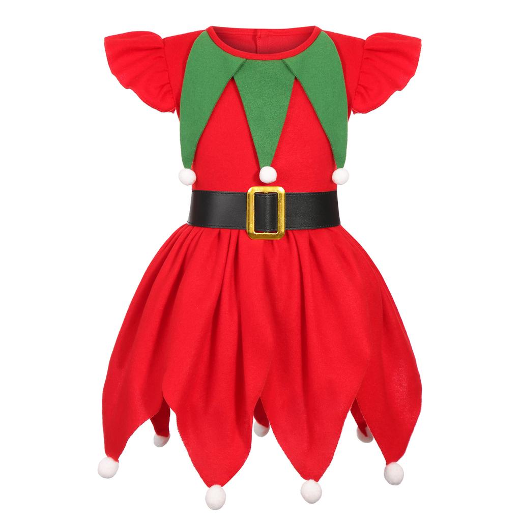 Children's Christmas Costumes, Holiday Party Christmas-themed Performance Cosplay Costumes