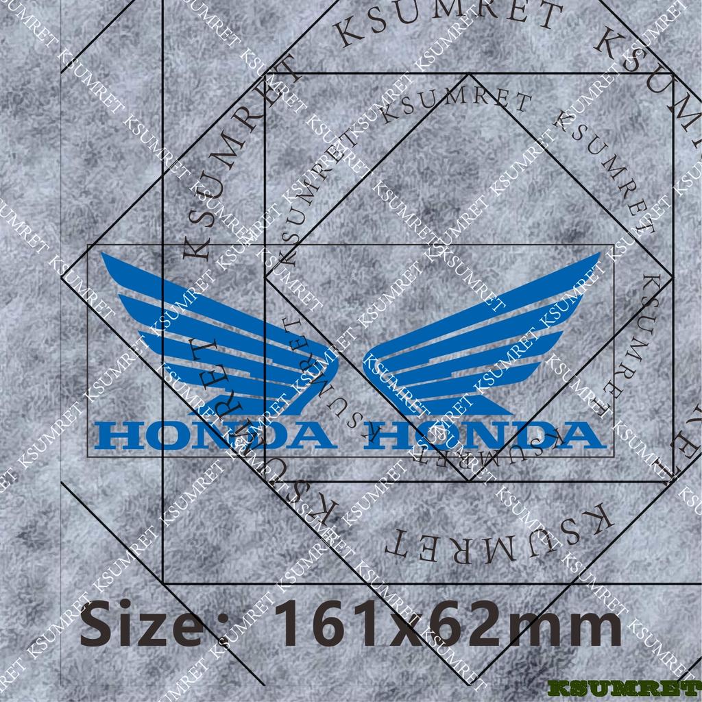 AAAKQ1 For Honda Wing Sticker Motorcycle Stickers Moto Helmet Modification Accessories Sponsor Stickers