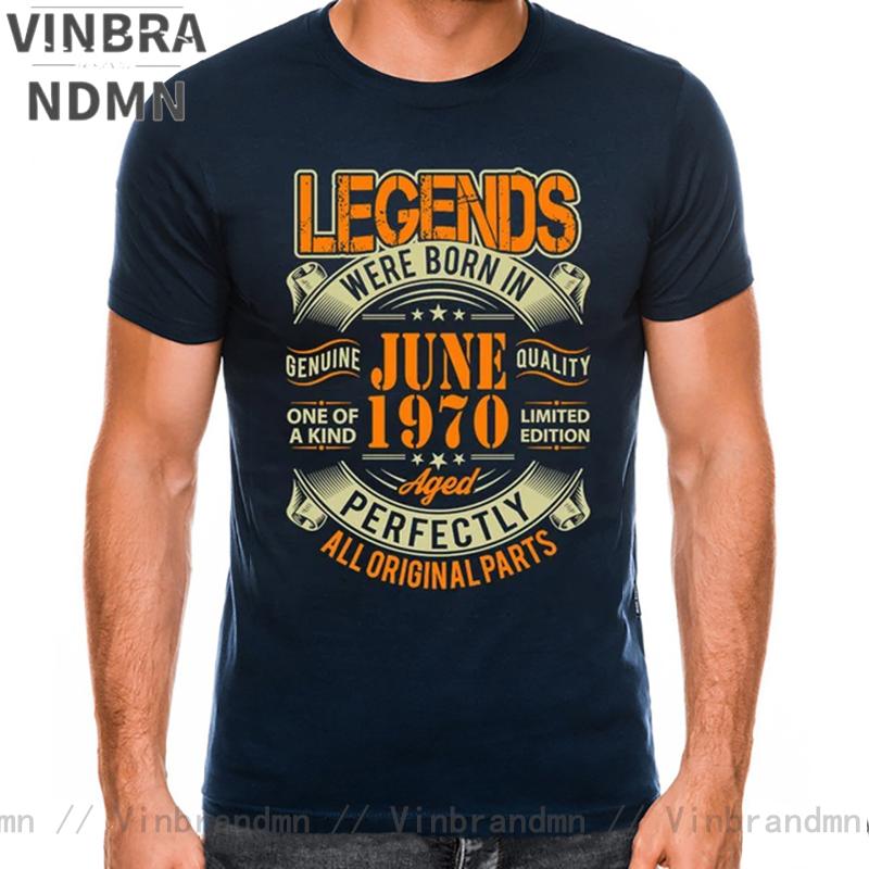 Legends Born In 1970 Aged Perfectly January Febuary March April May June July August September October November December T Shirt