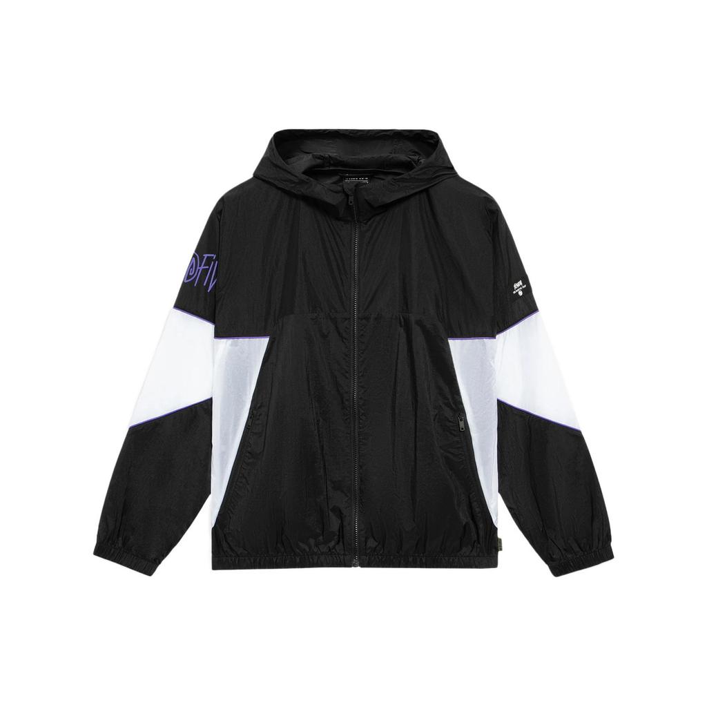 Li-Ning Badfive Deceptive Contrast Letter Loose Casual Jacket Men Jacket Black AFDS361-1