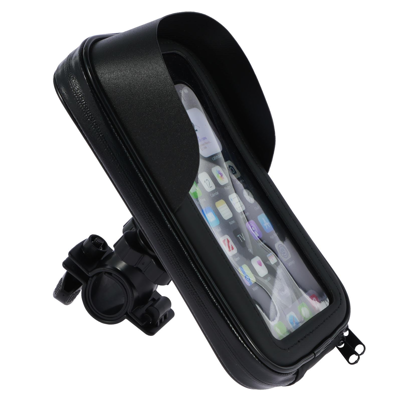 

360° Rotatable Bike Phone Holder Bag Waterproof Motorcycle Handlebar Bag Bicycle Pouch Touch Screen Phone Mount Accessories