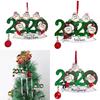 Colorful 2020 Christmas Tree Ornament Quarantine Family Xmas Lockdown Decoration For Lasting Memories
