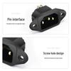 10A 250V Three-Pin Male Plug Socket with Screw Terminals for High-Pressure and Rice Cookers
