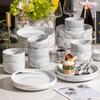 Kangmo Marble Ceramic Dinnerware Set