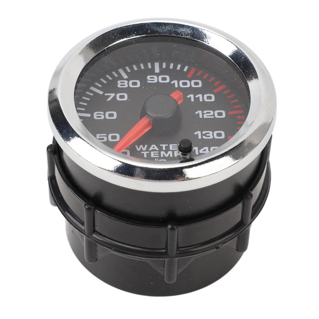 Water Temperature Gauge 2in 40 To 140 Celsius 7 Color Light Water Temp Gauge for Vehicle RV Yacht 12V