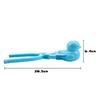 Snowball Maker Clip For Kids Adult Heart Snowflake Duck Shape Clip Tongs For Outdoor Sand Snow Ball Mold Toys Fight Sports Toys
