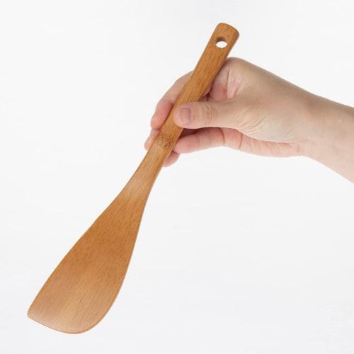 Nagao Spatula, Made of Moso Bamboo, 26cm, Wooden, Made in Japan, 18059