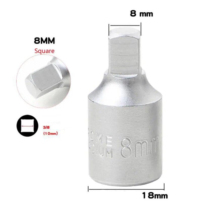M16 H17 S8 S10 Oil Sump Drain Plug Socket Wrench 3/8'' Drive Auto Repairing Transmission Gearbox Screw Wrench Car Repair Tool