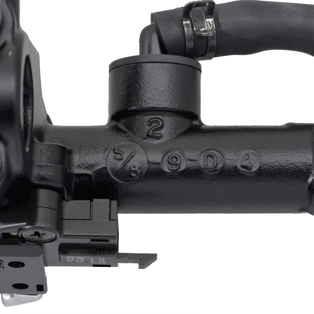 Daytona NISSIN Motorcycle Clutch Master Cylinder Horizontal Inch Black Clear Lever 61750 5/8 Body/Buffed