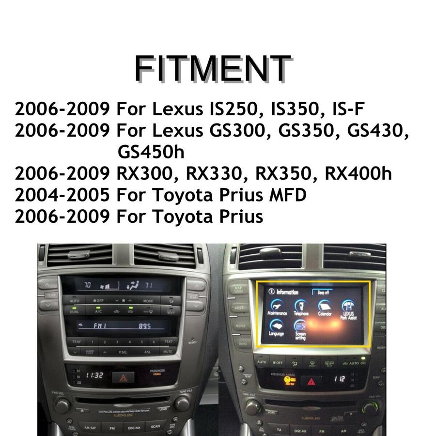 GPS-Navigation Touchscreen-Glas-Digitizer für Lexus IS250 IS350 # LTA070B513F