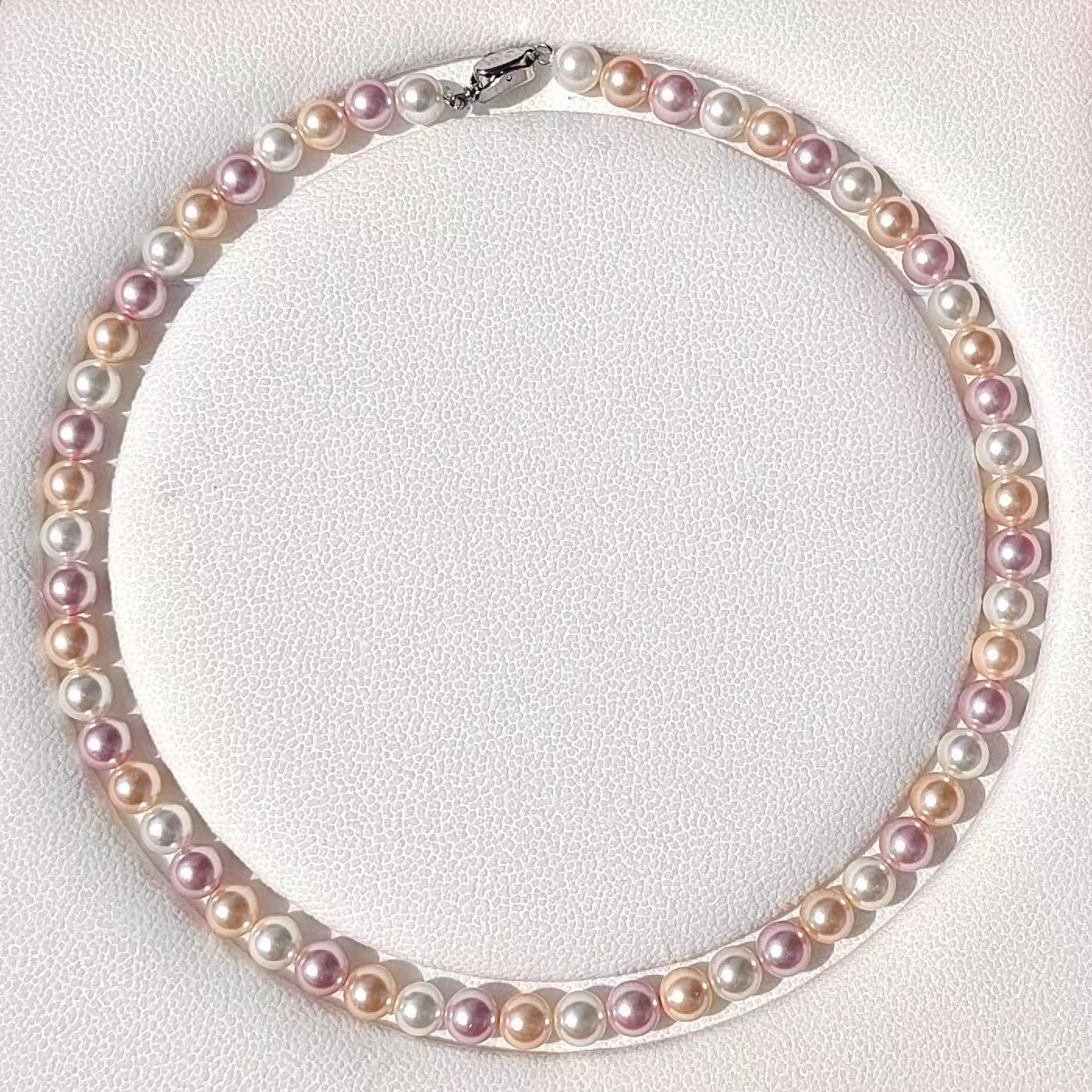 

Классические элегантные колье-чокеры для женщин и мужчин, ожерелья для свадебного банкета, винтажные бусины, ювелирные изделия ручной работы, подарок на вечеринку 45CM разноцветный