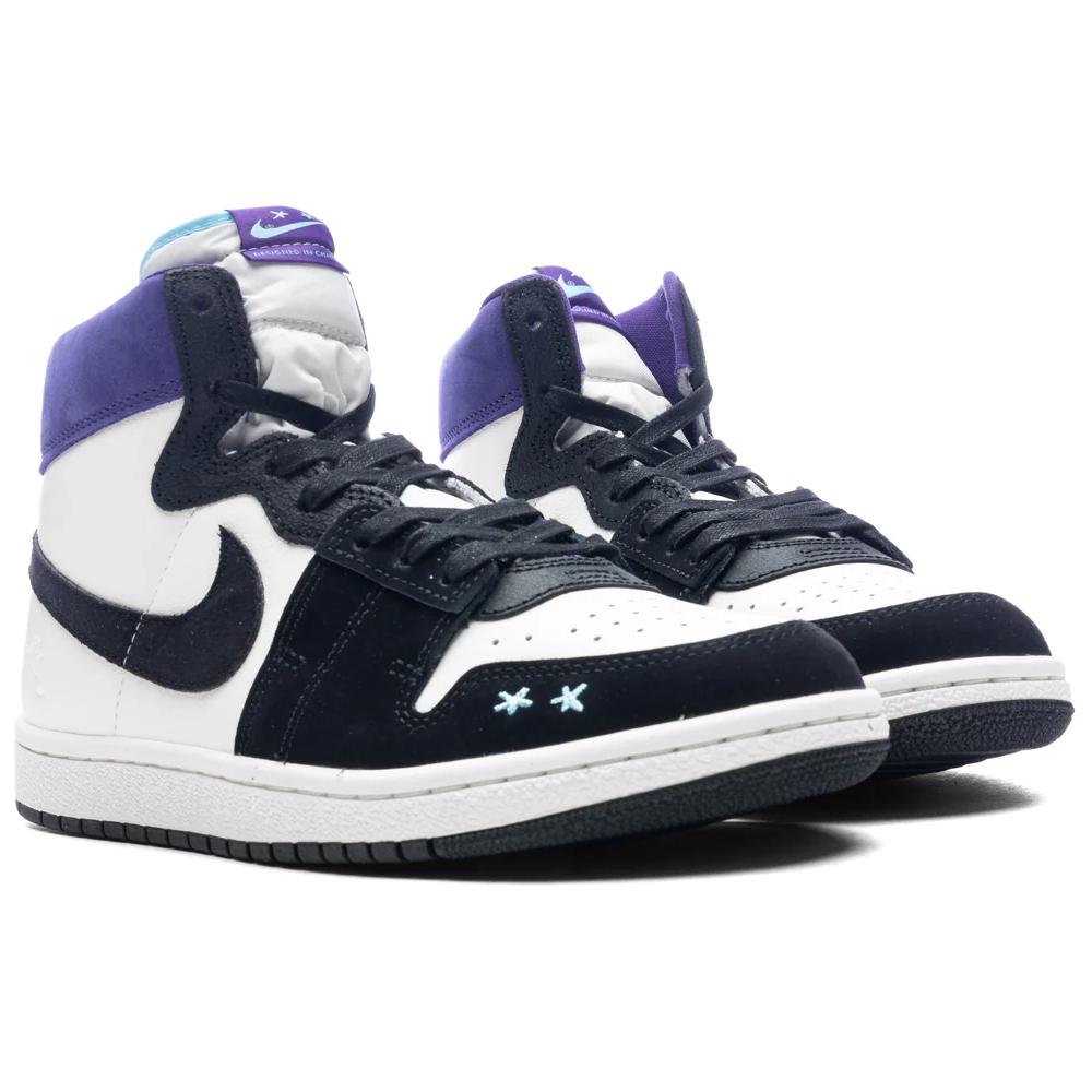 Opium Paris x Air Jordan Jordan Air Ship PE SP Juodi Rūmų Violetiniai Moteriški Sportbačiai Balti Mėlyni-Šalti FQ8281-100