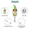 Hawaii Badge Holder Convenient Dwarf Acrylic Badge Reel Nurse Badge Reel Versatile Alligator Clip Id Holder For Exhibition Id