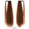Jeedou Ponytails Extension 34inch Extra Long Bohemia Style Kinky Curly Synthetic Ponytail Hair Afro Fluffy Hairpiece Daily Use