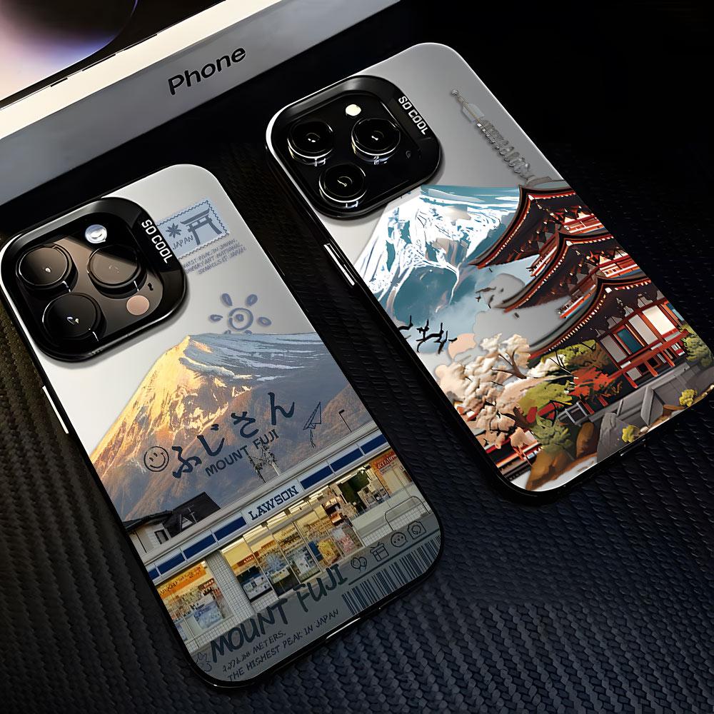 Snow Mountain Scenic Area Phone Case for Xiaomi Redmi Note 7 8 9 9S 10 11 12 13 14 15 Pro Plus 4G 5G Anti Fall Matte Back Cover