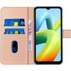 Coque pour Redmi Note 12 Pro 5G - Protection 360 Effet Cuir Fermeture Magnétique Protection Rose