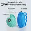 Adjustable Vibration Hand Massager Electric Finger Exercise Ball 3 Modes Therapy Grip Strengthener Carpal Tunnel Relief Silicone Squeeze Ball