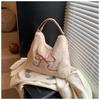 Casual Mao Mao large capacity tote bag fashionable women's armpit bag new backpack bow