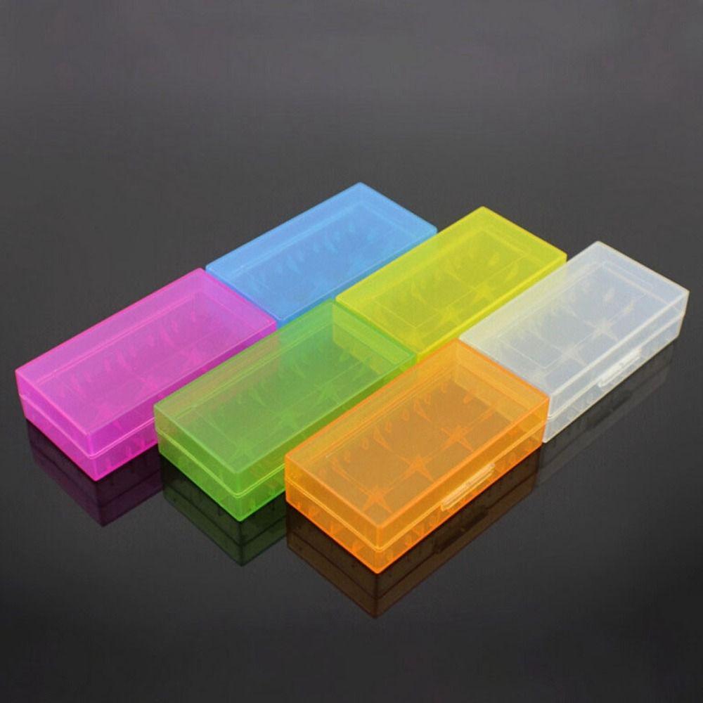 Coloful 18650 Battery Box Plastic Battery Box High Quality Battery Case  18350 Battery Holder