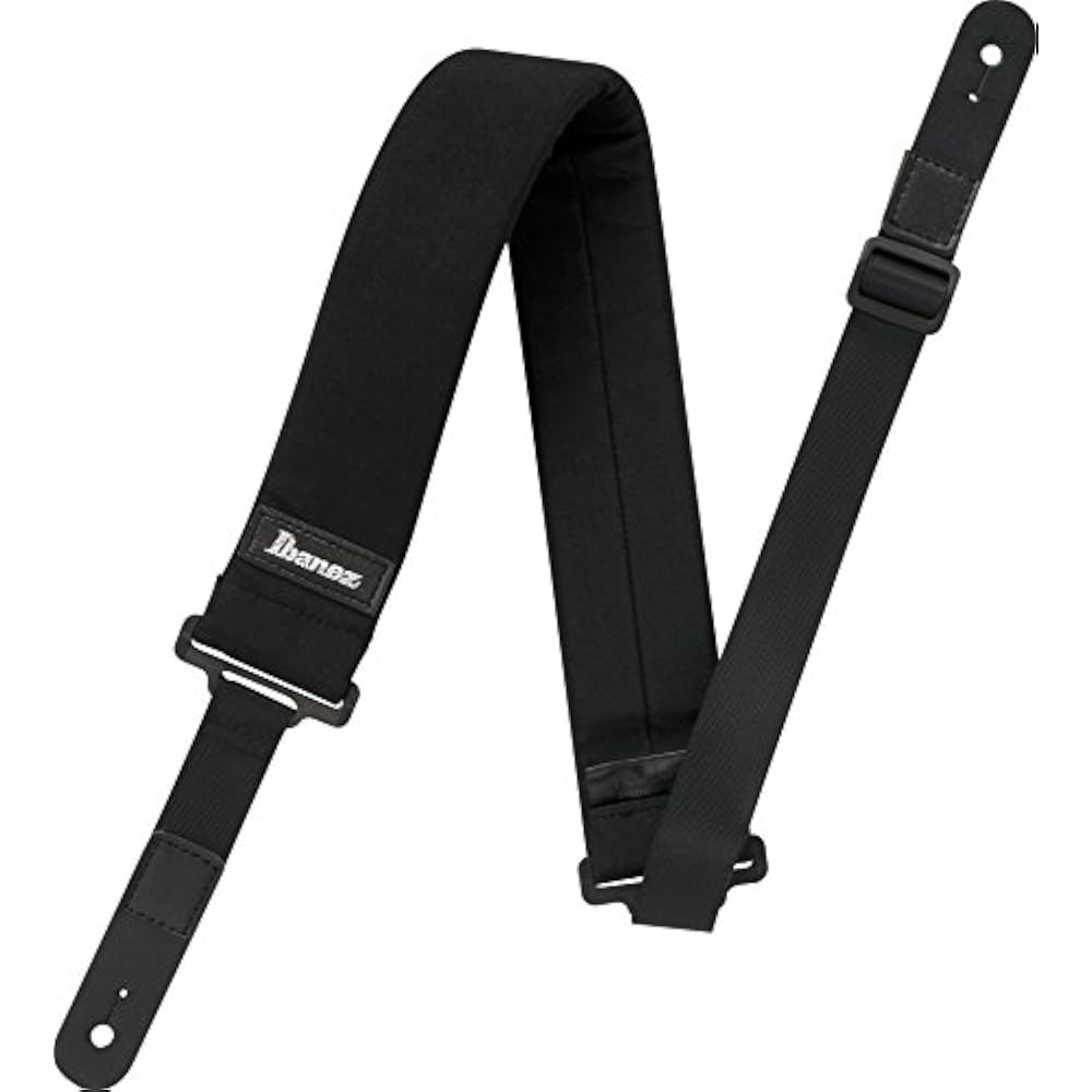 Ibanez POWERPAD Strap, Short Type, Black GSF50S-BK