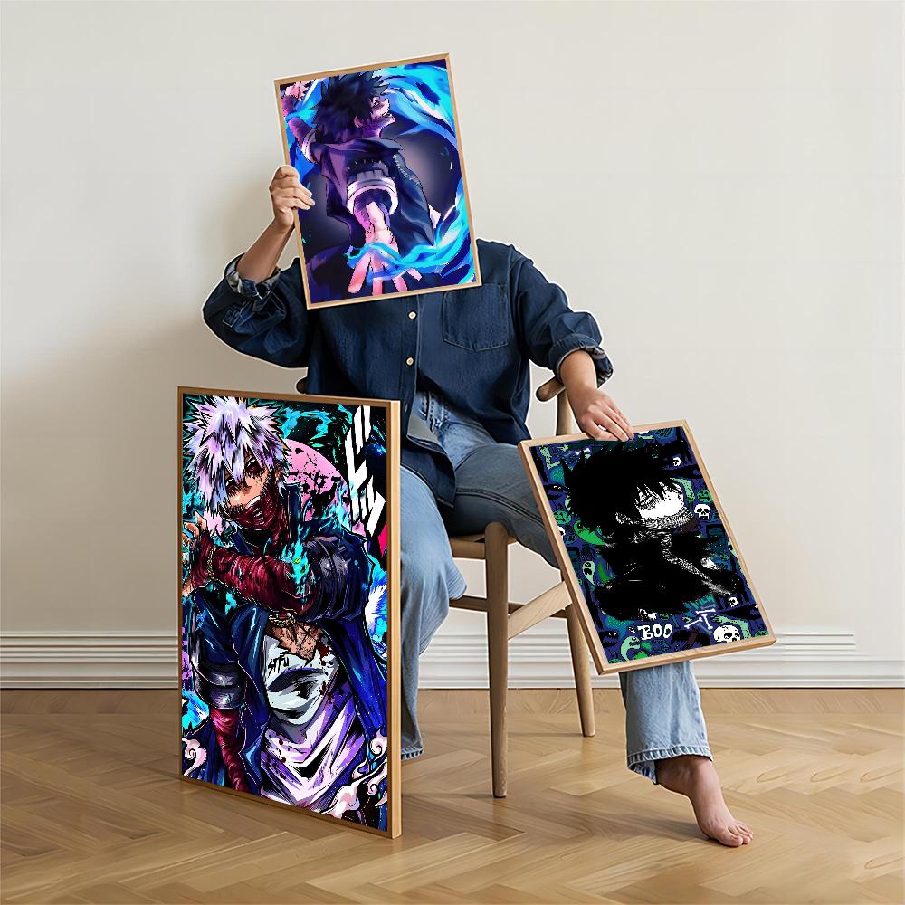 Boku No Hero Academia Aizawa Shouta Dabi Self-adhesive Art Poster Whitepaper Prints Posters Artwork Aesthetic Art Wall Painting