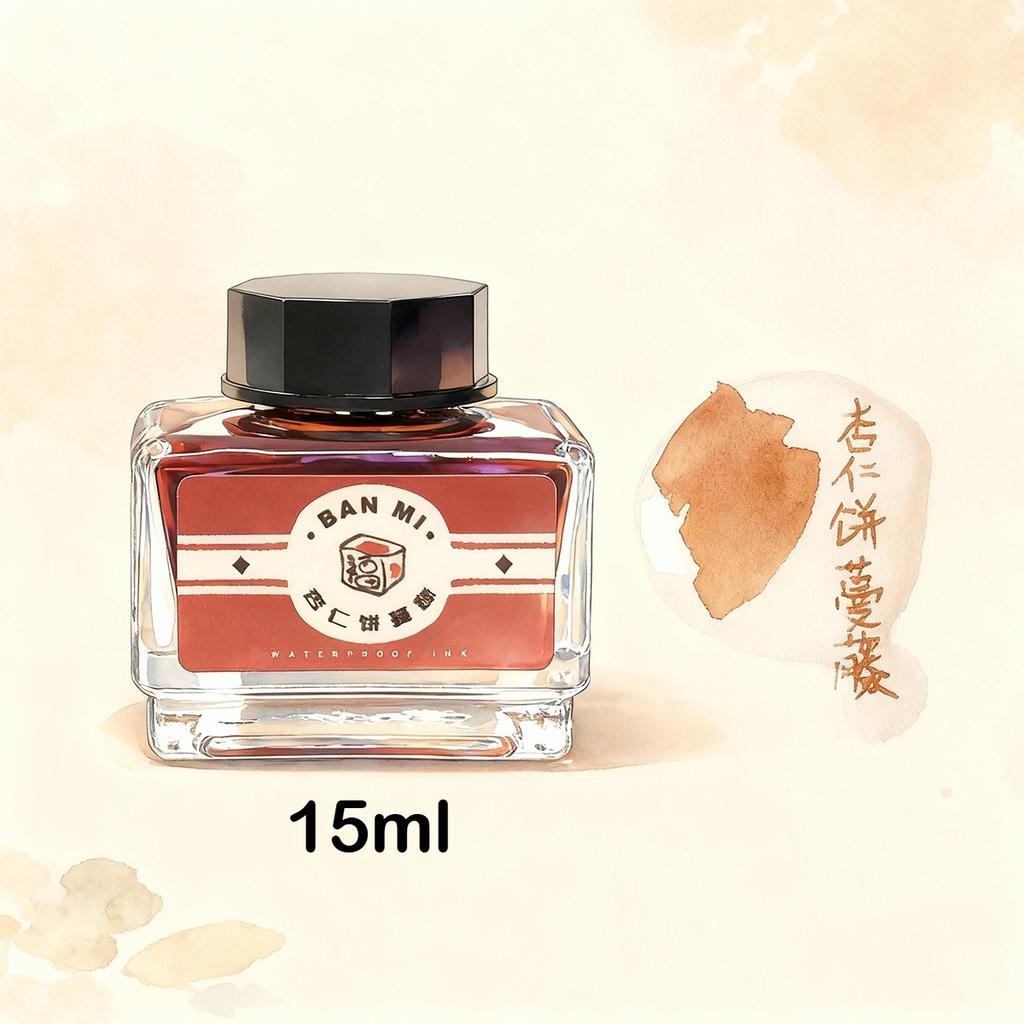 12 Macaron Colors Waterproof Fountain Pen Ink 15ml for Dip Pens Student Art Coloring Stationery Office School Supplies