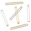 5/10Pcs 4*34.5mm Stainless Steel Hollow Rectangle Frame Charms Pendants for Earrings Necklace DIY Jewelry Making Wholesale