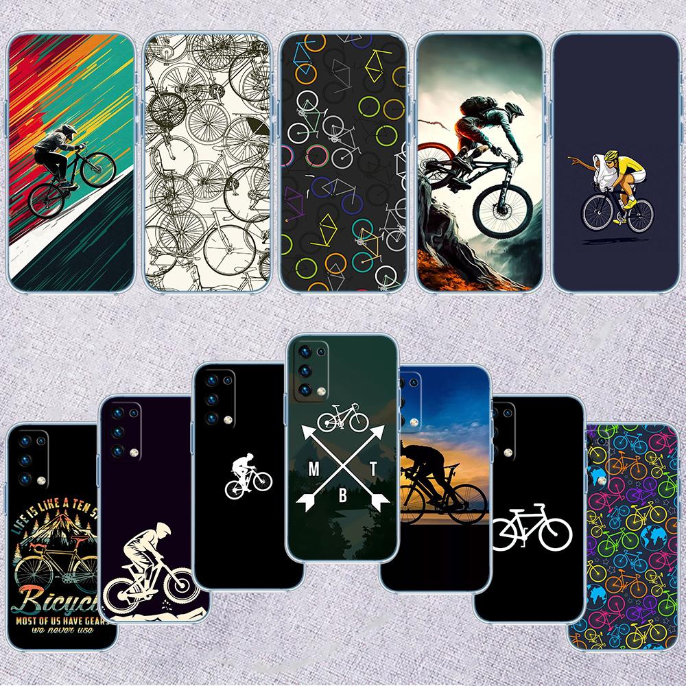 RP26 Cycling Bicycle Transparent Case for LG K22 K30 K40 K40S K41 K42 K50 K50S K51 K51S K52 K61 K62 K71 K92 Q60 Q61 V40 V50 V60