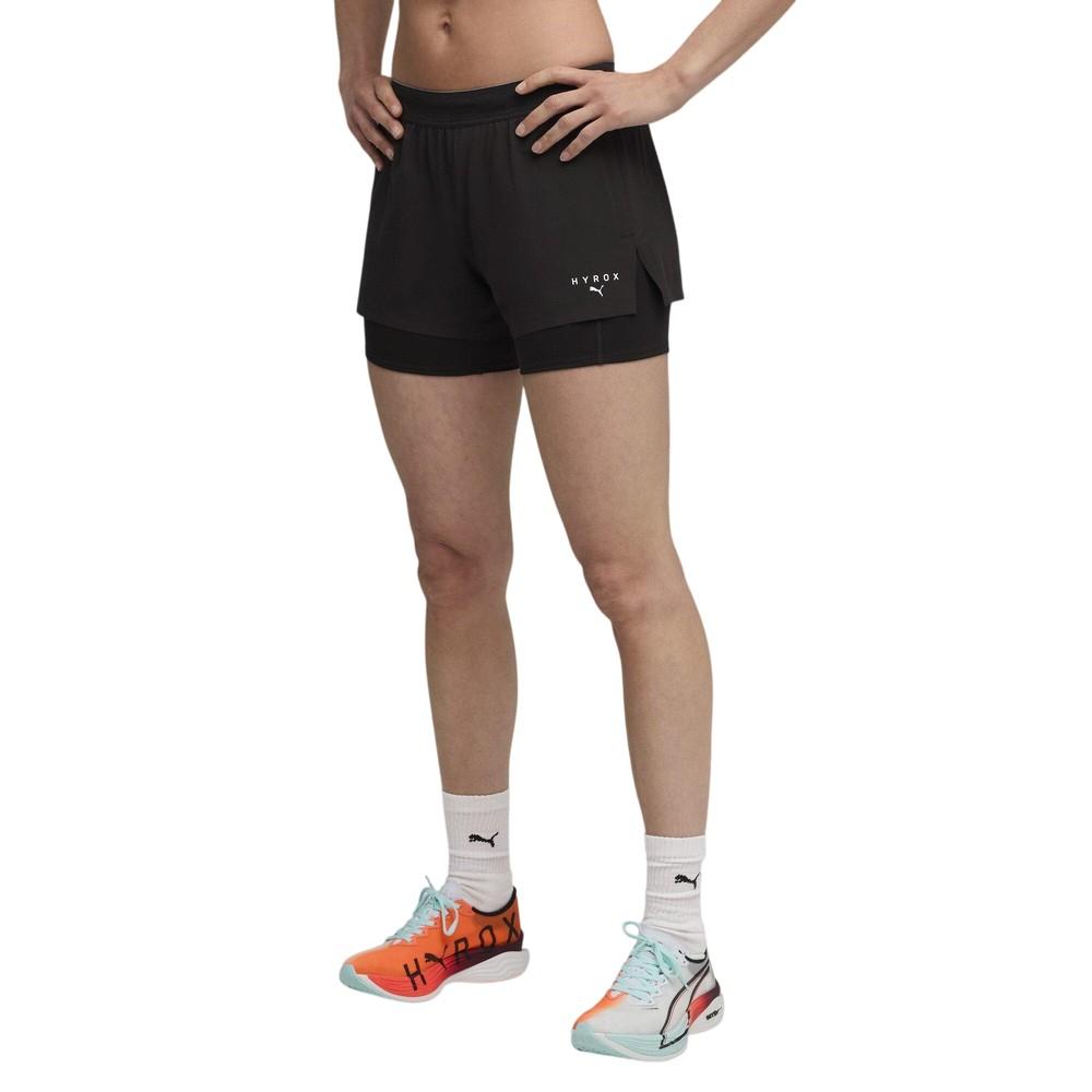 Puma Mens Hyrox Performance 2 In 1 Running Shorts