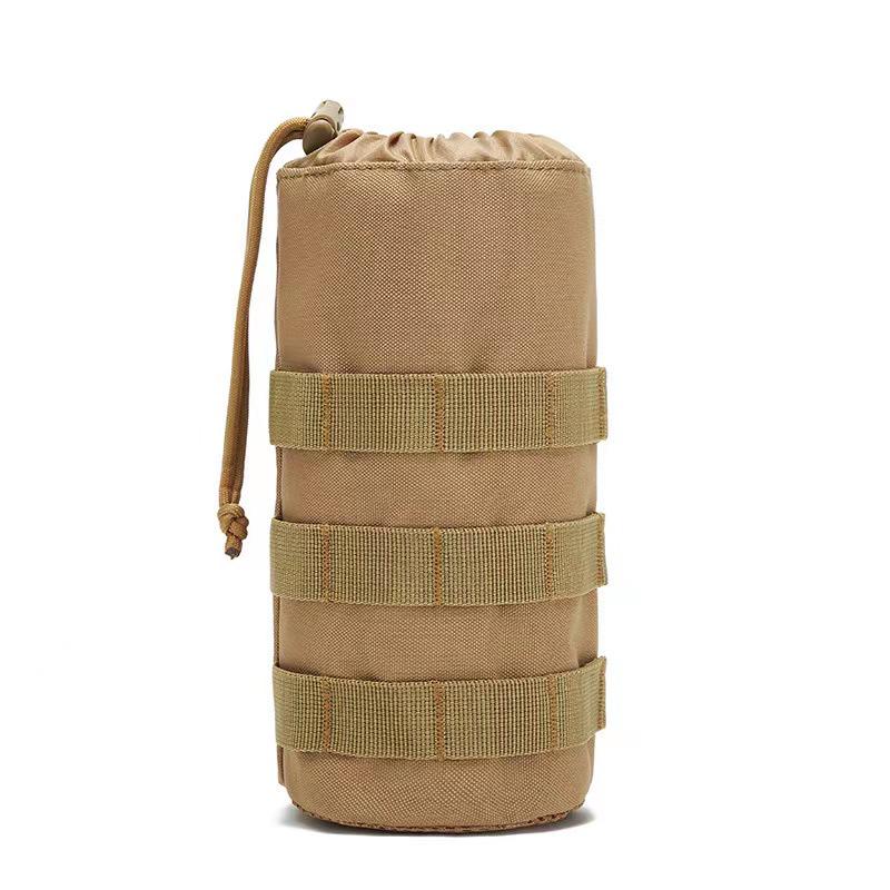 Tactical MOLLE Outdoor Water Bottle Pouch - Multifunctional Kettle Protector Bag for Cycling and Sports