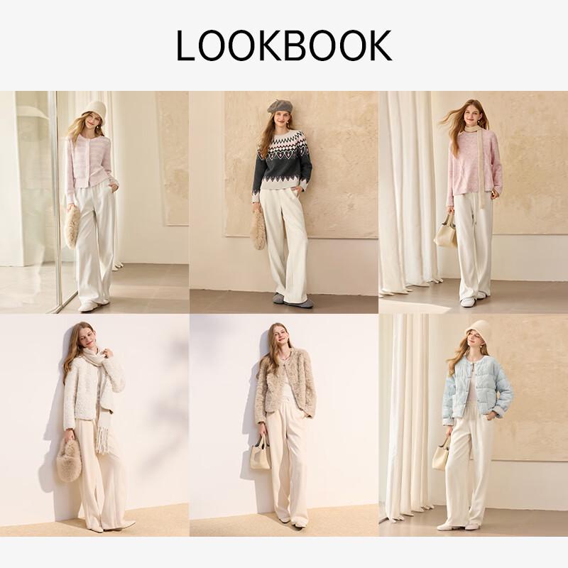 Xiangying Women's High-Waist Straight-Leg Drawstring Pants