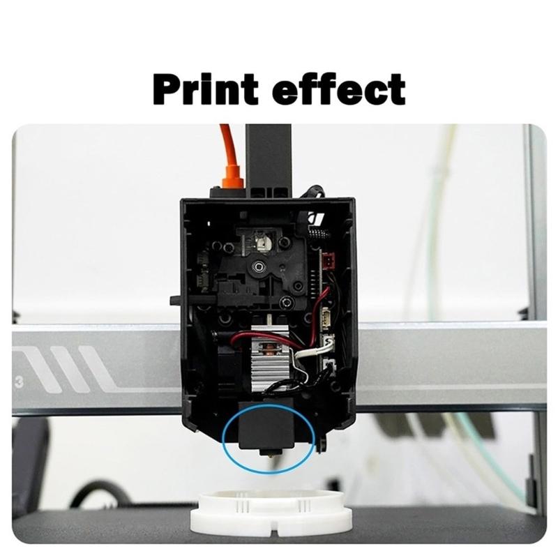 Hotend Assembly Heat End Kit For 3D Printer Includes Heating Block, Rod, And Thermistor 0.4 Printhead