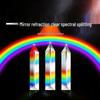 Optical Triangular Prism K9 Crystal Glass for Physics Teaching and Children's Toy