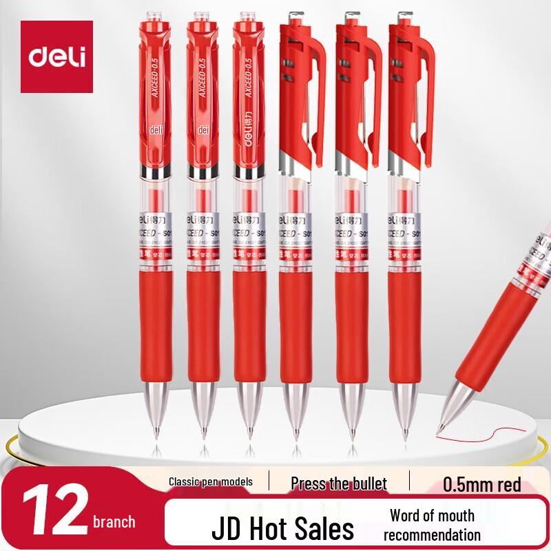 Deli S01 Ret retractable Gel Pen 0.5mm