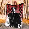 Eminem Flannel Blanket Soft All-Season Throw, Design for Camping, Car Travel, Hiking Sofa, Bed, Office Perfect Gift for Parties