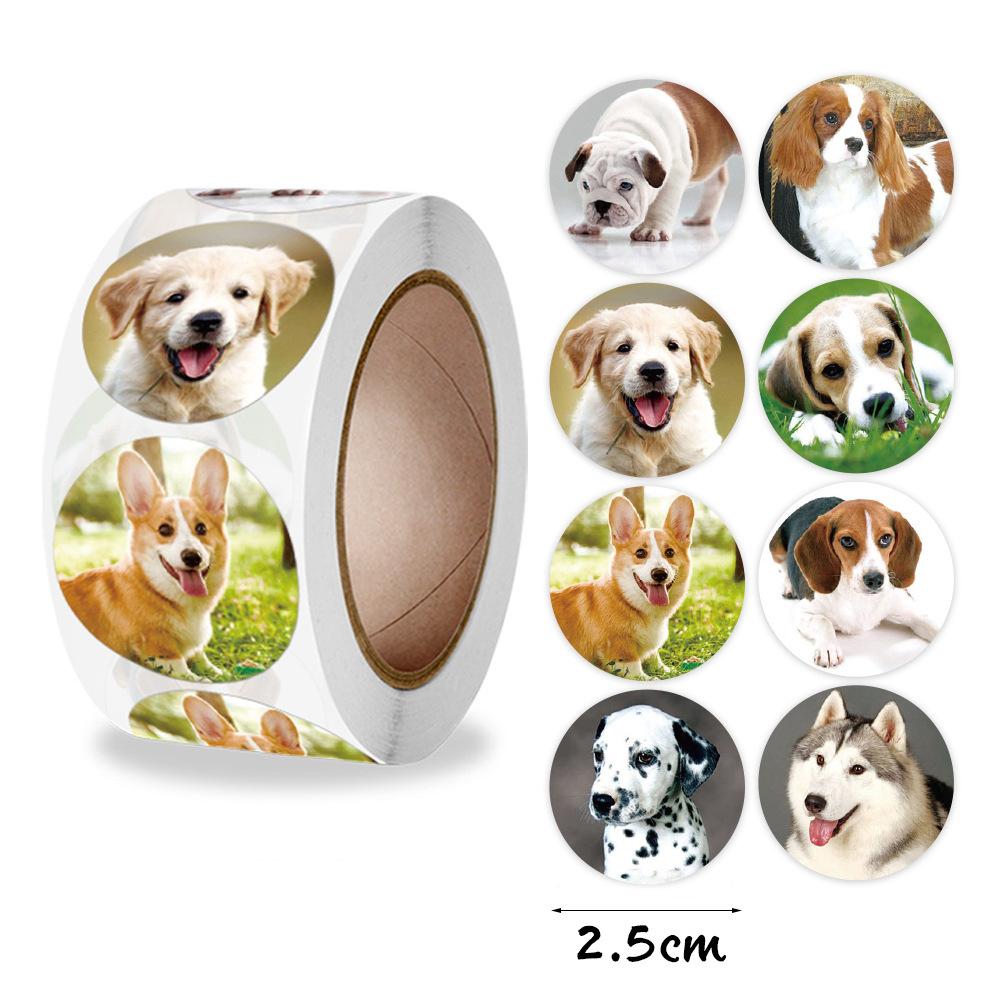Stickers 500 Pcs/roll Teacher Rewards And Encourages Children Toys Cute Animal Stickers Sealing Stickers