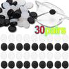 1/30pcs Invisible Round Silicone Ear Hook Eyeglasses Soft Mini Glasses Anti Slip Grip Temple Tip Spectacle Eyewear Accessories