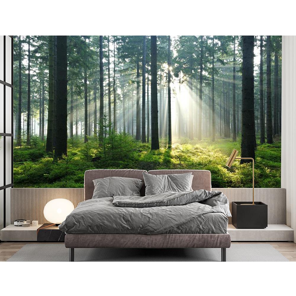 3d Wald Tapete Moderne Wald Baum Wandbild Wohnzimmer Restaurant Hintergrund Wald Wandmalereien
